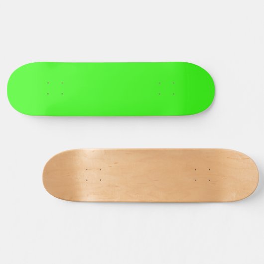 Neongrün Skateboard (Horizontal)
