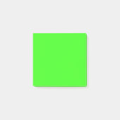 Neongrüne benutzerdefinierte Haftnotizen Post-it Klebezettel (Vorderseite)