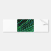 Neongrüne Linien Autoaufkleber (Vorne)
