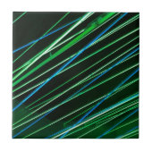 Neongrüne Linien Fliese (Vorderseite)