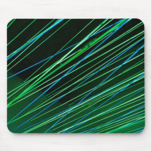 Neongrüne Linien Mousepad
