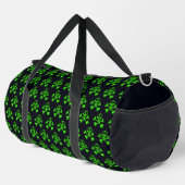 Neongrüner Schädel Duffle Bag (Rechte Ecke)