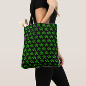 Neongrüner Schädel Tasche (Von Nahem)