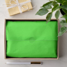 Neongrünes maßgeschneidertes Tissue-Papier