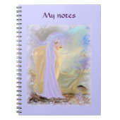 Neonhaarige Meerjungfrau Notizblock (Vorderseite)