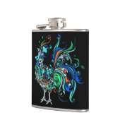 Neonhahn Flachmann (Links)