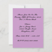 Neonhände StaplungsPurim Party-Schlag-Einladungen Einladung (Rückseite)