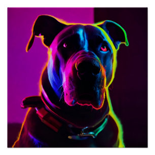 Neonhund Poster