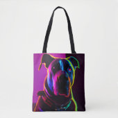 Neonhund Tasche (Vorderseite)