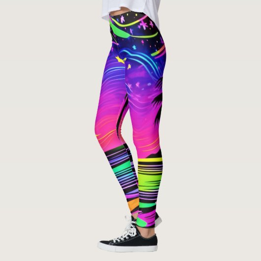 Neonight Beachscape Leggings (Links)