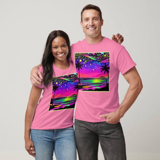 Neonight Beachscape T-Shirt (Unisex)