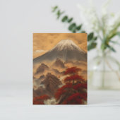 NeoNihonga Fuji 003 Postkarte (Stehend Vorderseite)