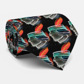 Neoninder Krawatte (Gerollt)