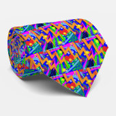 Neonjahr-Muster Krawatte (Gerollt)