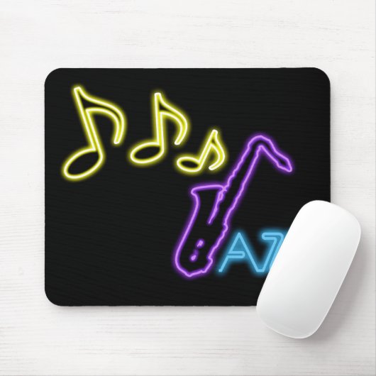 Neonjazz-Bar-Zeichen Mousepad (Mit Mouse)