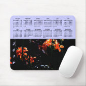 Neonkalender des garten-2015 mousepad (Mit Mouse)