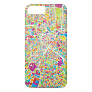 Neonkarte Houstons, Texas   Case-Mate iPhone Hülle