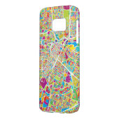 Neonkarte Houstons, Texas | Case-Mate Samsung Galaxy Hülle (Rückseite Links)