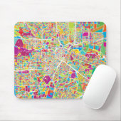 Neonkarte Houstons, Texas | Mousepad (Mit Mouse)