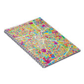 Neonkarte Houstons, Texas | Notizblock (Rechte Seite)