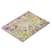 Neonkarte Houstons, Texas | Notizblock (Linke Seite)