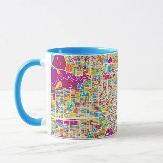 Neonkarte Houstons, Texas | Tasse (Links)