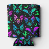 Neonkatzen, Fledermäuse und Sterne können kühler w Dosenkühler (Rückseite)