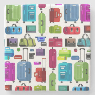 Neonkoffer Steinuntersetzer