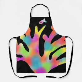 Neonkorallendesign Schürze