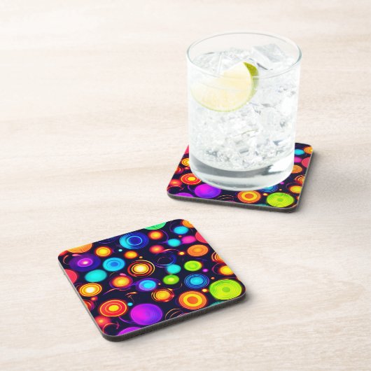 Neonkreislaufexplosion Getränkeuntersetzer (Rechte Seite)