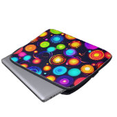 Neonkreislaufexplosion Laptopschutzhülle (Vorne Knopf)