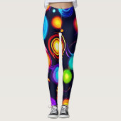 Neonkreislaufexplosion Leggings (Vorderseite)