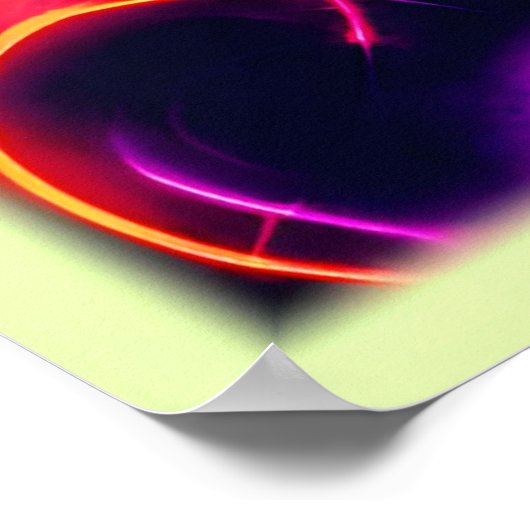Neonkreislaufexplosion Poster (Ecke)