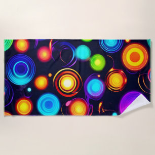 Neonkreislaufexplosion Strandtuch