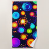 Neonkreislaufexplosion Strandtuch (Vorderseite)