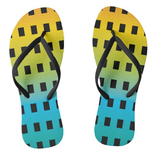 Neonleuchte in dunkelfarbiger Fluoreszenz 2 Badesandalen (Fußbett)