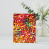 Neonleuchten drehen leuchtet postkarte (Stehend Vorderseite)