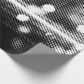 Neonleuchten und geometrisch nahtloses Muster Geschenkpapier (Ecke)