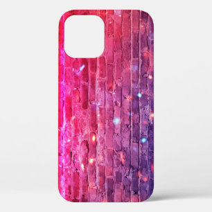 Neonlicht: leere Backsteinwand. Case-Mate iPhone Hülle