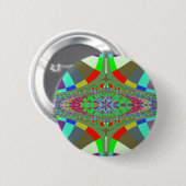 Neonlicht-Leiter-Fraktal Button (Vorne & Hinten)