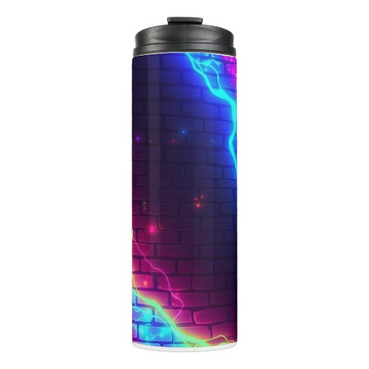 Neonlicht Thermosbecher (Vorderseite)