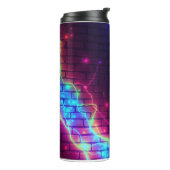 Neonlicht Thermosbecher (Nach links gedreht)