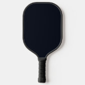 Neonlichter blauer Hund Pickleball Schläger (Rückseite)