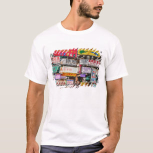 Neonlichter in den Straßen von Hongkong T-Shirt