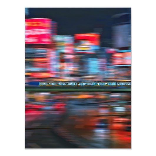 Neonlichter von Kabukicho Foto Print(M) (Vorne)