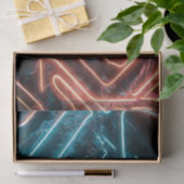 Neonlichtmuster Seidenpapier (Geschenk)
