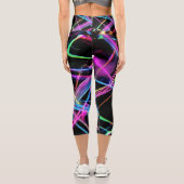 Neonlichtshow Capri Leggings (Rückseite)