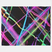 Neonlichtshow Fleecedecke (Vorderseite (Horizontal))