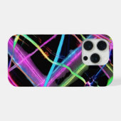 Neonlichtshow iPhone Hülle (Rückseite (Horizontal))