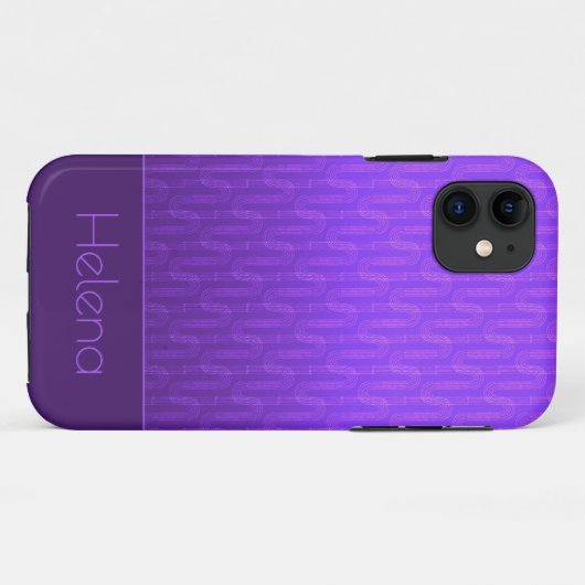 Neonlilac-Verlauf. Case-Mate iPhone Hülle (Rückseite (Horizontal))